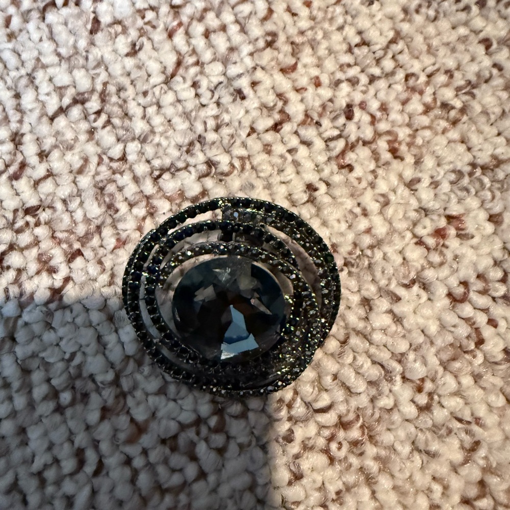 Black and Gray Statement Ring
